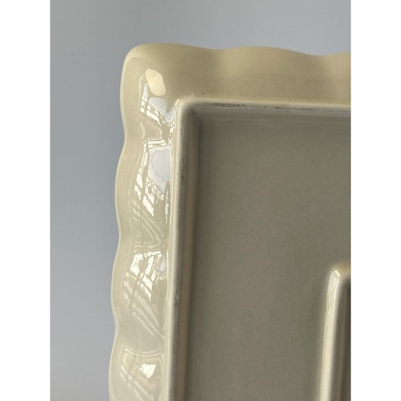 Flowers and Butterflies Square Tray Dish Tablescape 8.25" Farmhouse Cottagecore - Picture 4 of 8